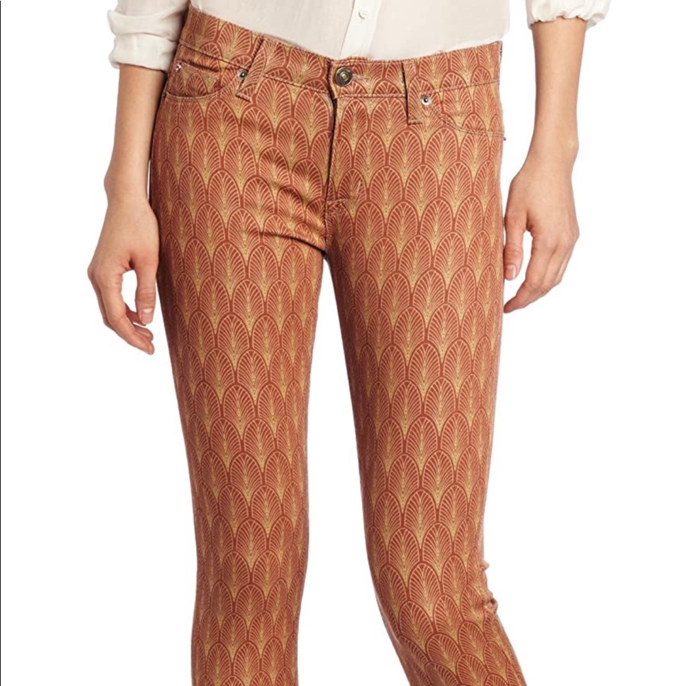 Hudson Nico Super Skinny Nouveau Art Deco Size 27